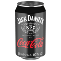 Jack Daniel´s & Coca Cola 10% vol. 330ml...