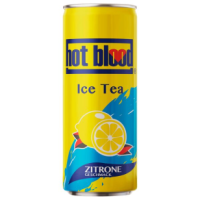 Hot Blood Ice Tea Zitrone 330ml – VE = 24 STK
