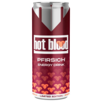 Hot Blood Energy Pfirsich 330ml – VE = 24 STK