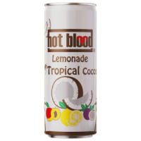 Hot Blood Lemonade Tropical Cocos 330ml – VE = 24 STK