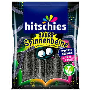 Hitschies Saure Spinnenbeine Mystery Edition 125g – VE = 20 STK