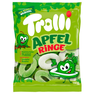 Trolli Apfelringe 150g – VE = 21 STK