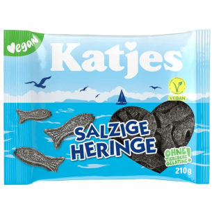 Katjes Salzige Heringe 210g – VE = 18 STK