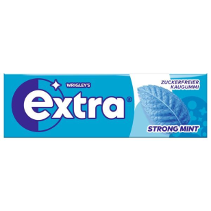 Wrigleys Extra Strong Mint ohne Zucker 15g – VE = 30 STK