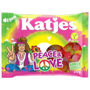 Katjes Peace&Love 210g – VE = 20 STK