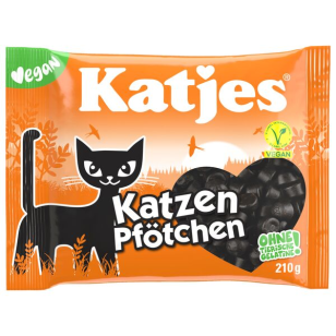 Katjes Katzen Pfötchen 210g – VE = 20 STK