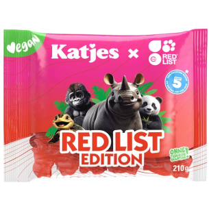 Katjes Red List Edition 210g – VE = 20 STK