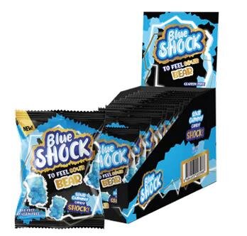 Halal Blue Shock Sour Bear 80g – VE = 12 STK