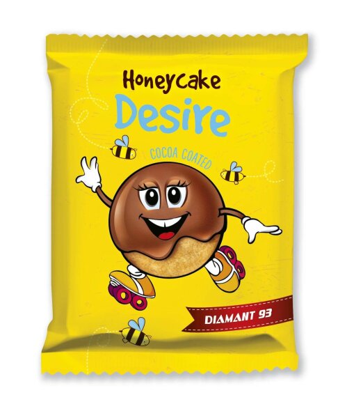 Cocoa Coated Cake Desire Honey MHD 40g – VE = 24 STK