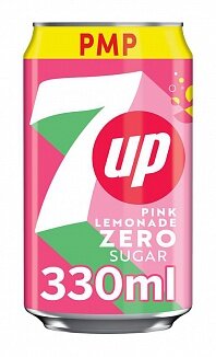 7Up Pink Lemonade Zero 330ml – VE = 24 STK