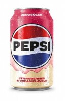 Pepsi Strawberries & Cream Zero 330ml – VE = 24...