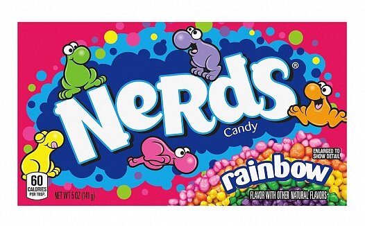 Nerds Rainbow Box 141g – VE = 12 STK