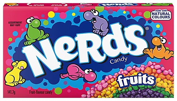 Nerds Fruits Box 142g – VE = 12 STK