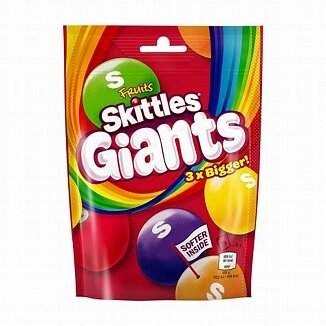 Skittles Giants Fruits 132g – VE = 15 STK