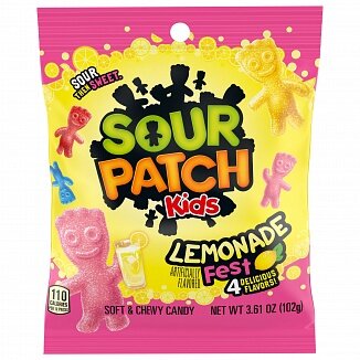Sour Patch Kids Lemonade Fest 102g – VE = 12 STK