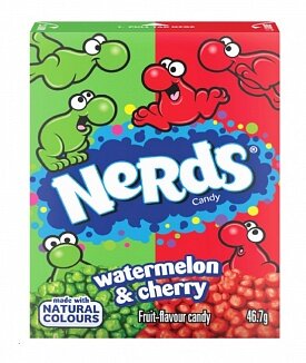 Nerds Watermelon & Cherry 47g – VE = 36 STK
