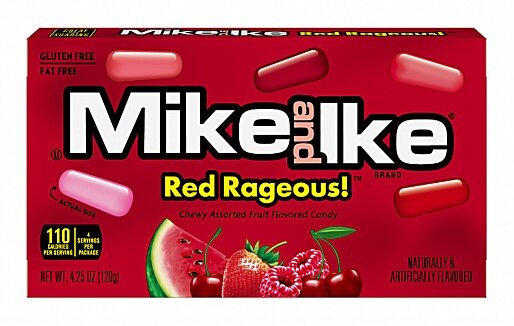 Mike and Ike RedRageous 120g – VE = 12 STK