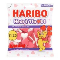 Haribo Heart Throbs UK 140g – VE = 12 STK