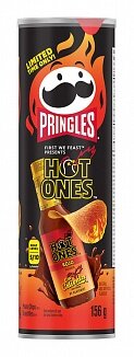 Pringles Hot Ones Los Calientes Rojo USA 158g – VE = 14 STK