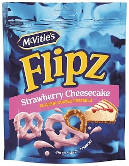 Flipz Strawberry Cheesecake 90g – VE = 6 STK