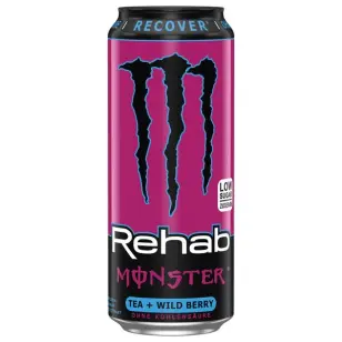 Monster Energy Rehab Wild Berry 500ml – VE = 12 STK